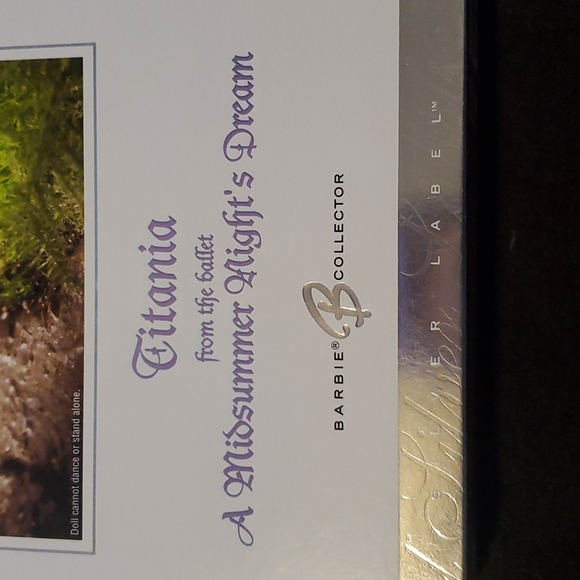 Barbie as Titania From A Midsummer Nights Dream. SILVER LABEL New - Picture 2 of 15